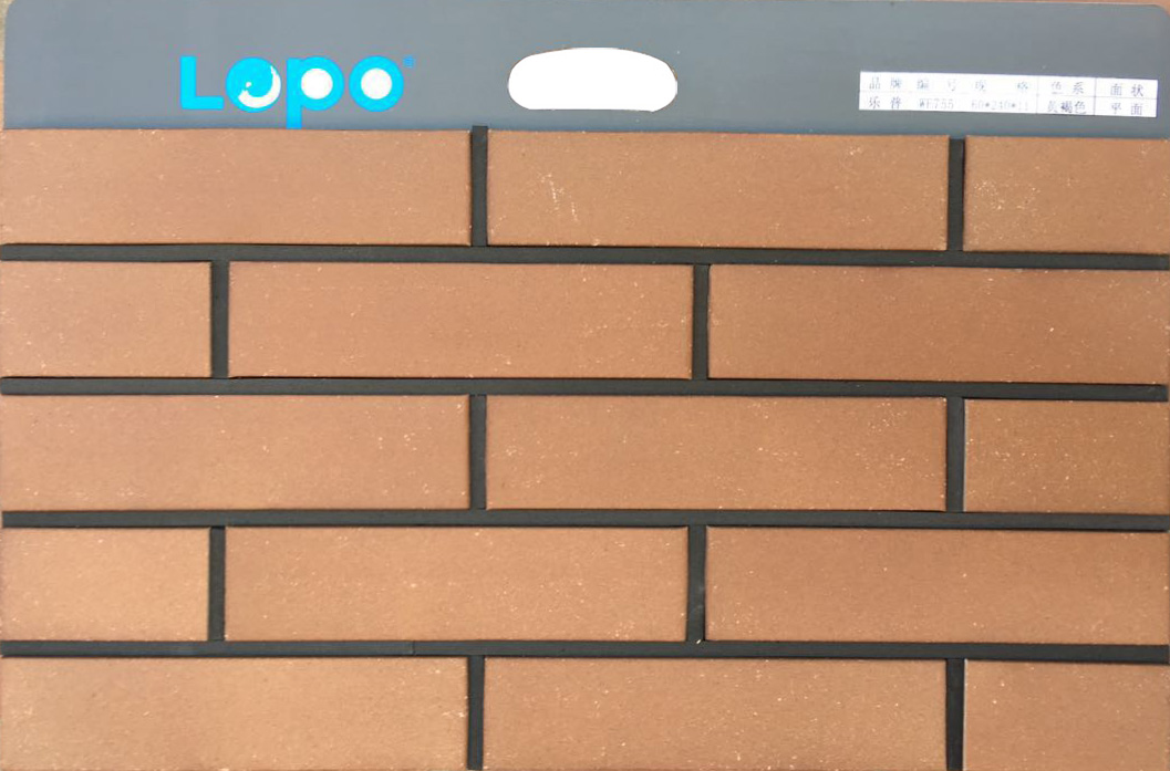 乐普陶土平面劈开砖wf755