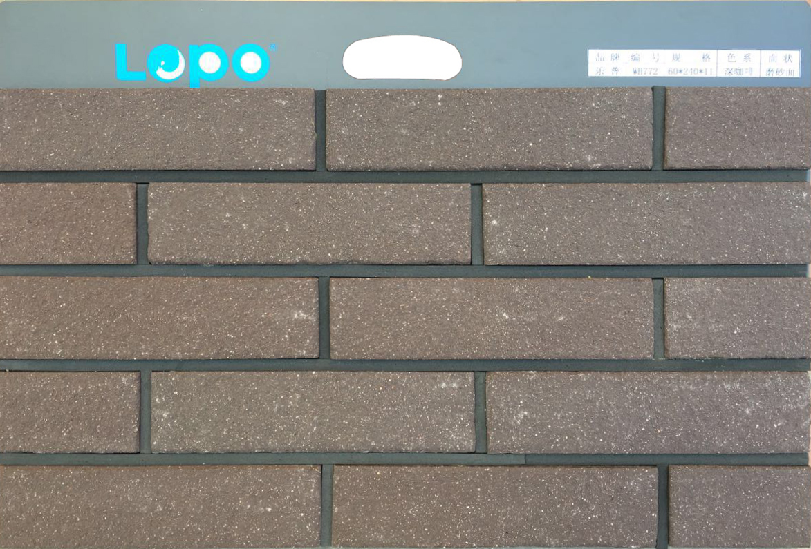 乐普陶土磨砂面劈开砖wh772